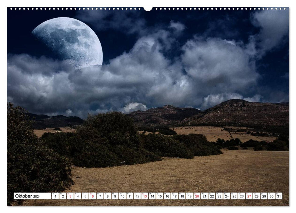 Dreams in the Moonlight (CALVENDO Premium Wall Calendar 2024) 