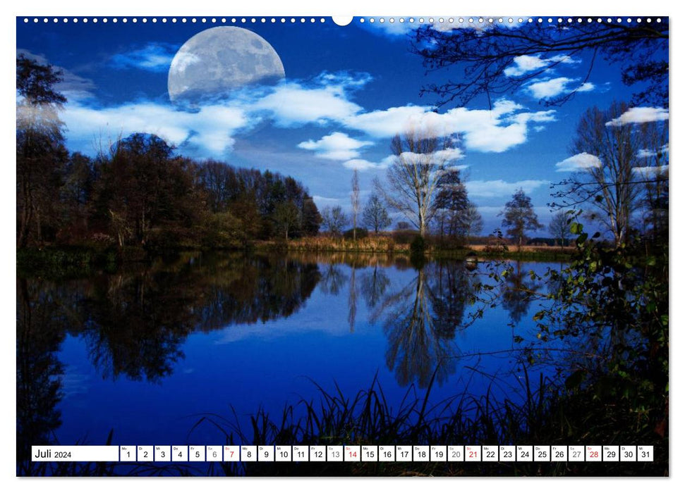 Dreams in the Moonlight (CALVENDO Premium Wall Calendar 2024) 