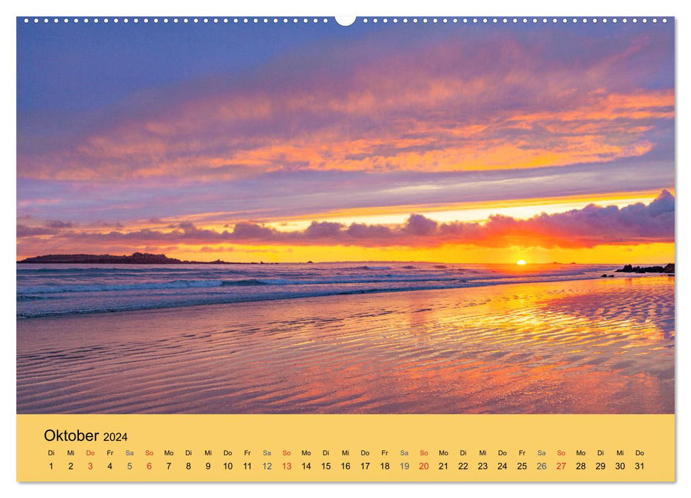 Sonnenuntergänge an der Atlantikküste (CALVENDO Wandkalender 2024)