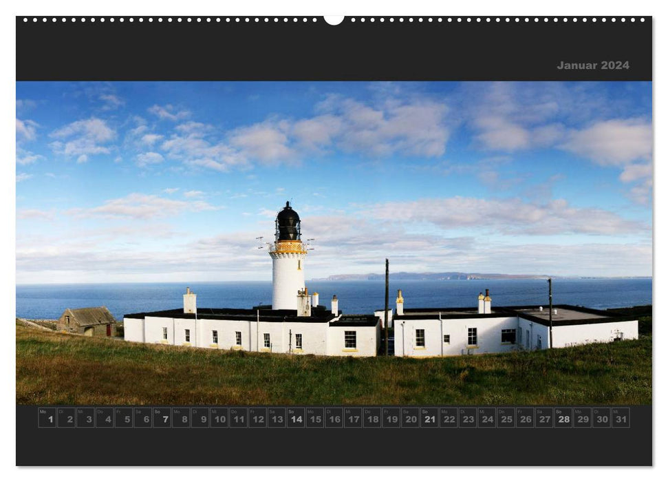 Panoramas écossais (Calvendo Premium Calendrier mural 2024) 