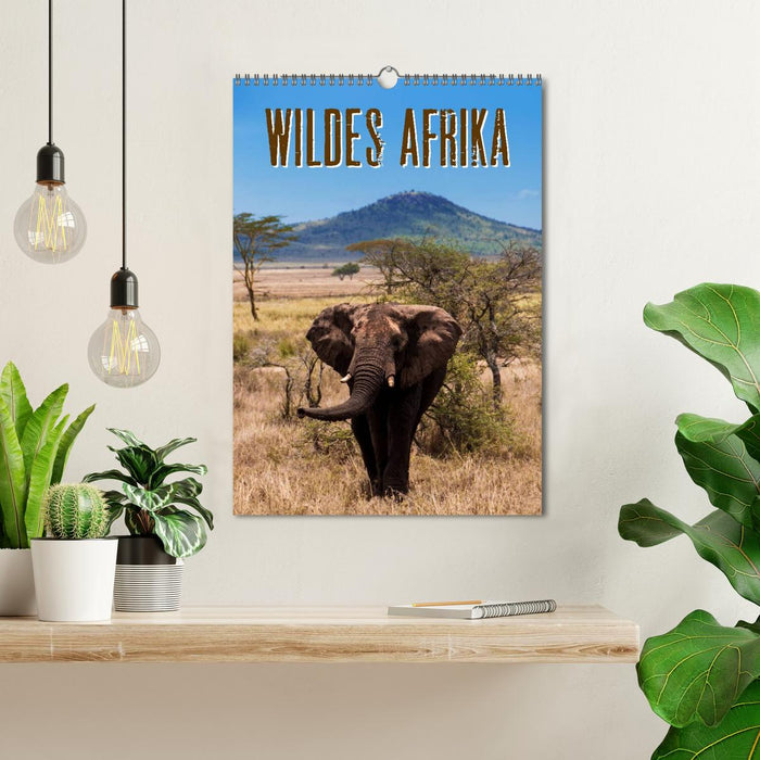 Wildes Afrika (CALVENDO Wandkalender 2024)
