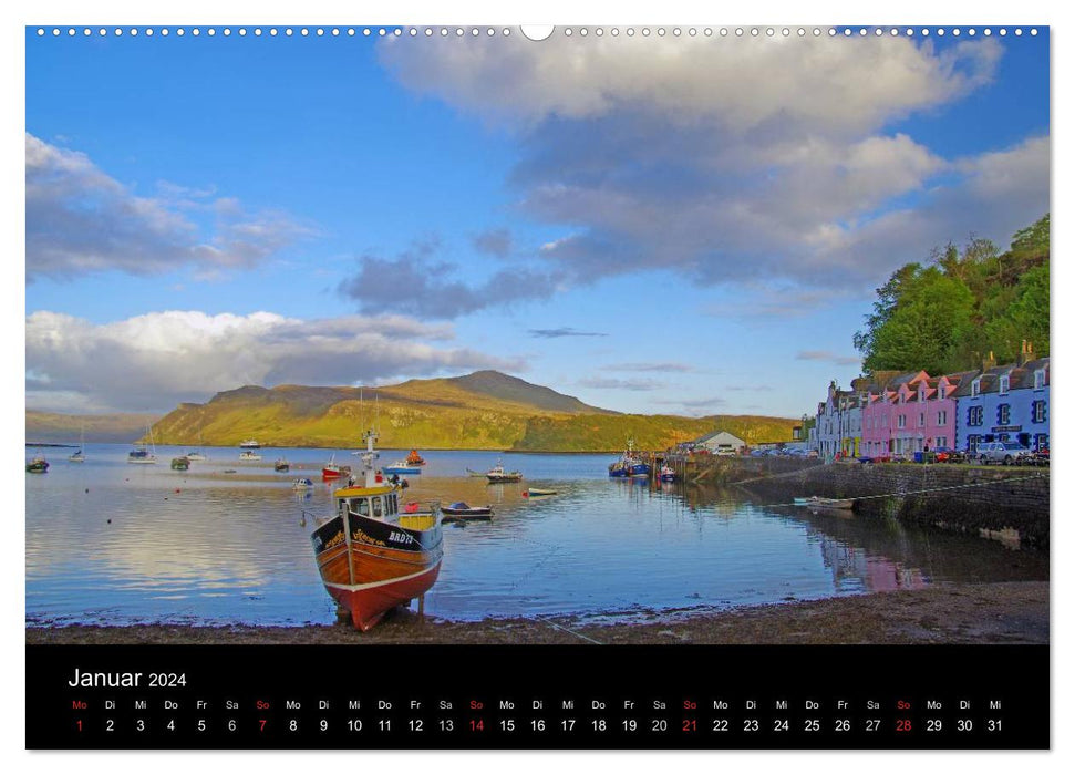 Scotland and Ireland's West (CALVENDO Premium Wall Calendar 2024) 