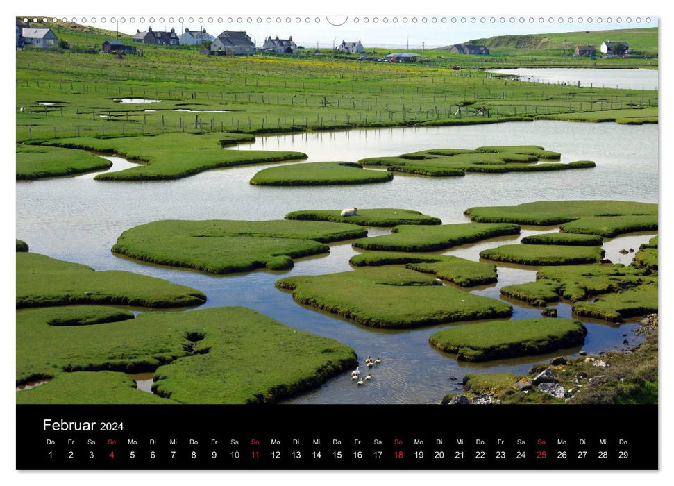 Scotland and Ireland's West (CALVENDO Premium Wall Calendar 2024) 