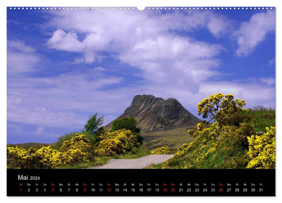 Scotland and Ireland's West (CALVENDO Premium Wall Calendar 2024) 