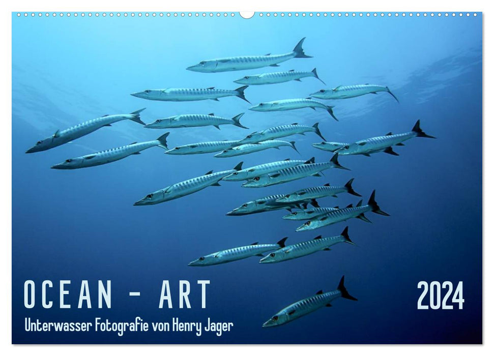 OCEAN - ART (CALVENDO Wandkalender 2024)