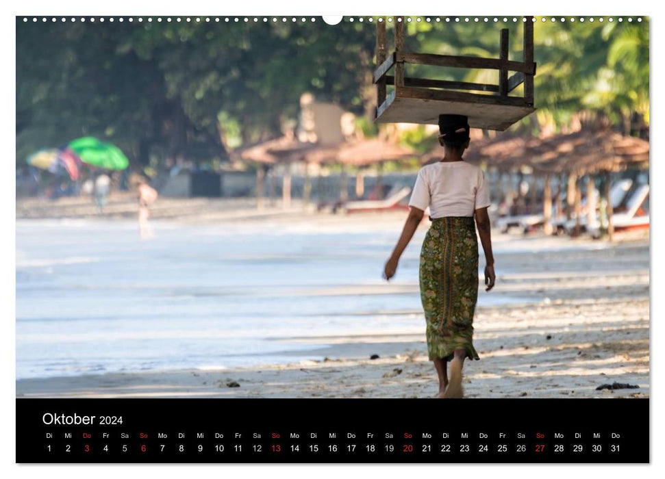 Myanmar - Eindrücke (CALVENDO Premium Wandkalender 2024)