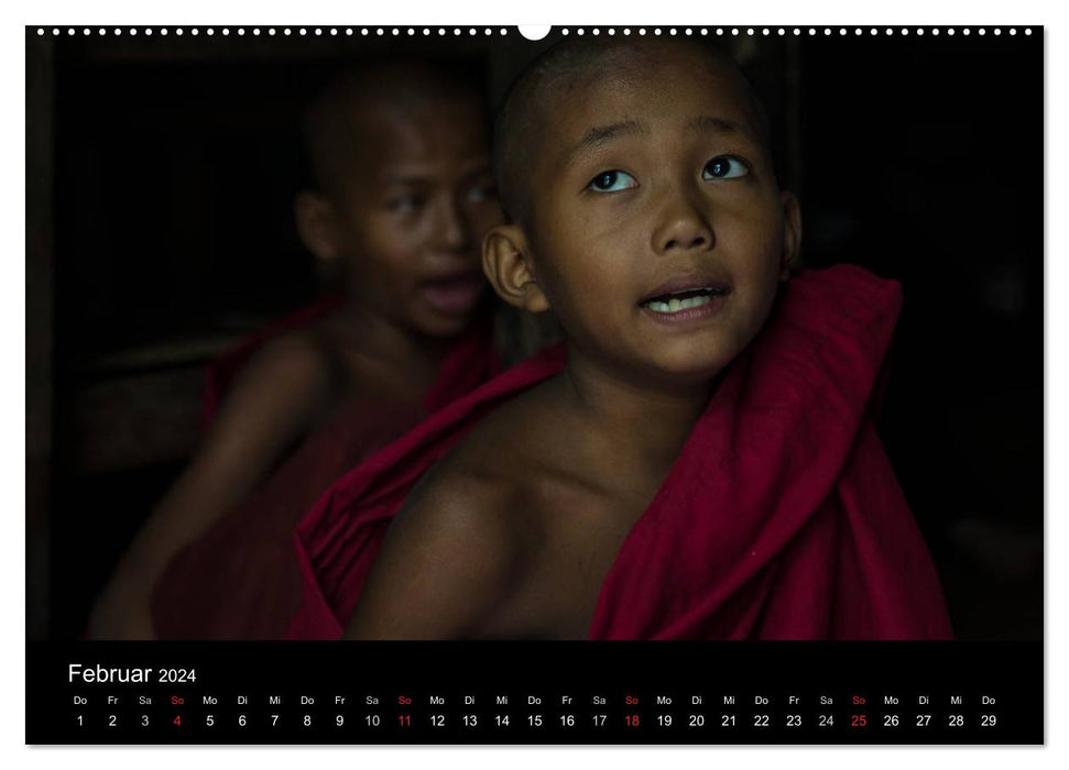 Myanmar - Eindrücke (CALVENDO Premium Wandkalender 2024)