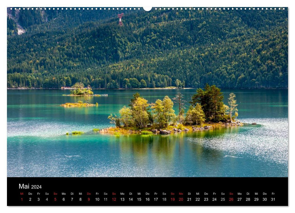 Paysage de rêve Werdenfelser Land - Partie II (calendrier mural CALVENDO 2024) 