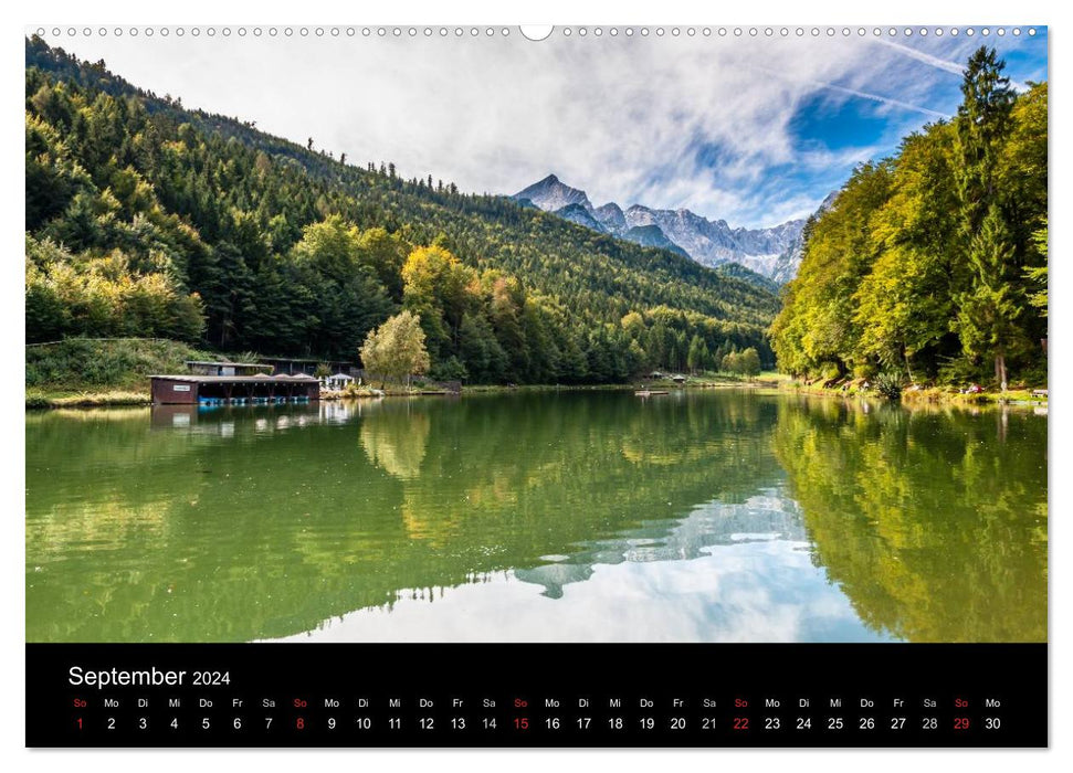 Paysage de rêve Werdenfelser Land - Partie II (calendrier mural CALVENDO 2024) 