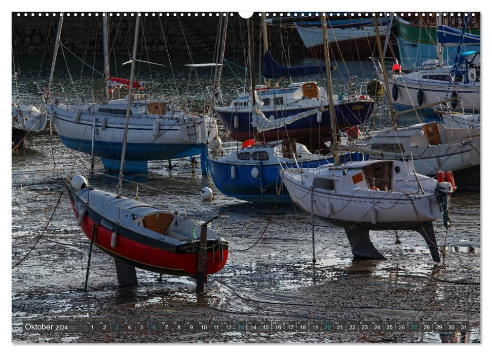 Farben der Bretagne (CALVENDO Premium Wandkalender 2024)