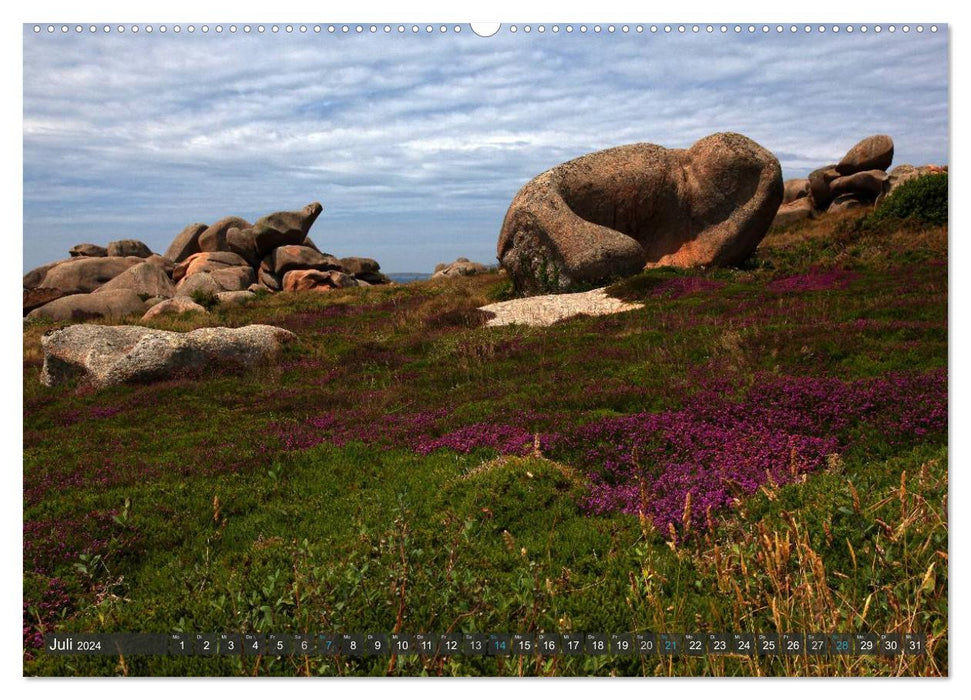 Colors of Brittany (CALVENDO Premium Wall Calendar 2024) 