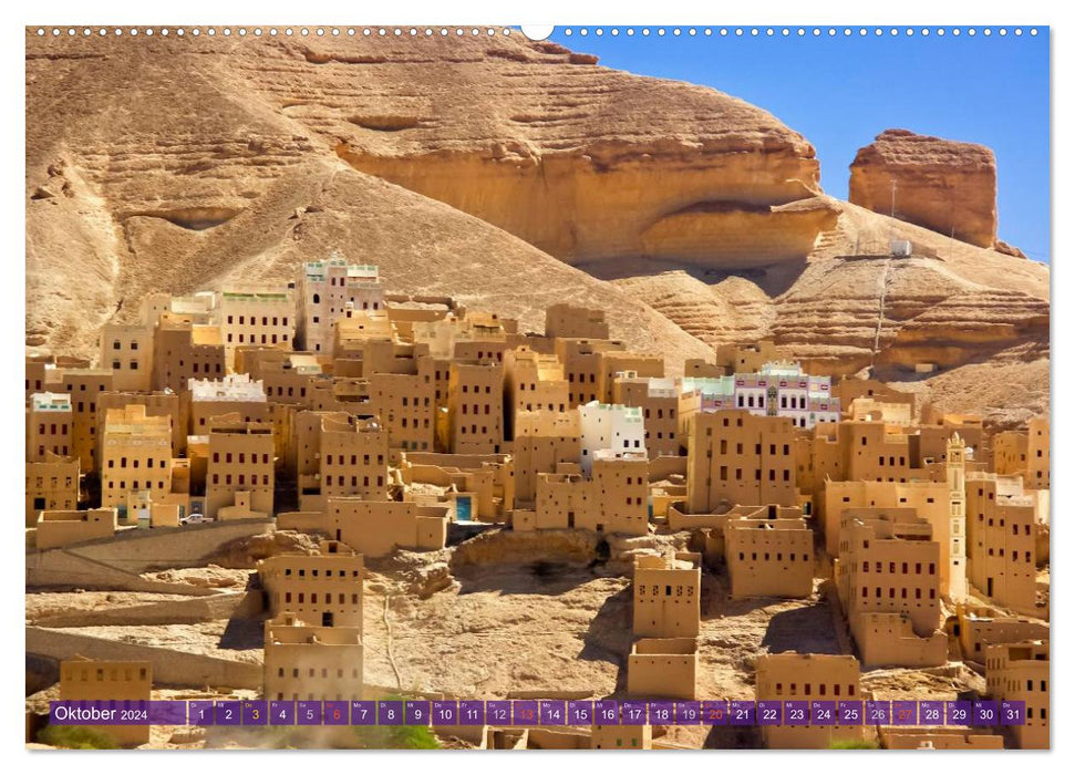 The architecture of Yemen (CALVENDO Premium Wall Calendar 2024) 