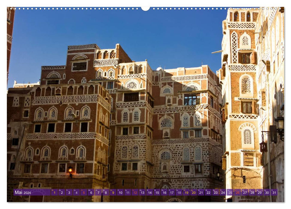 The architecture of Yemen (CALVENDO Premium Wall Calendar 2024) 