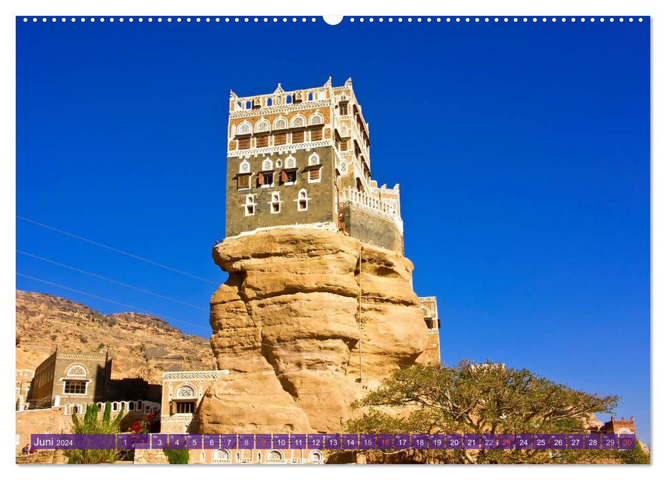 The architecture of Yemen (CALVENDO Premium Wall Calendar 2024) 