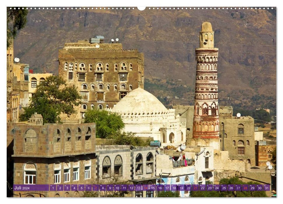 L'architecture du Yémen (Calendrier mural CALVENDO Premium 2024) 