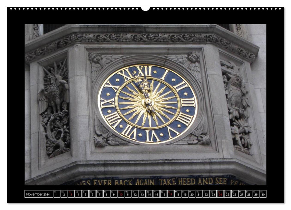 Affichage de l'heure (calendrier mural CALVENDO Premium 2024) 