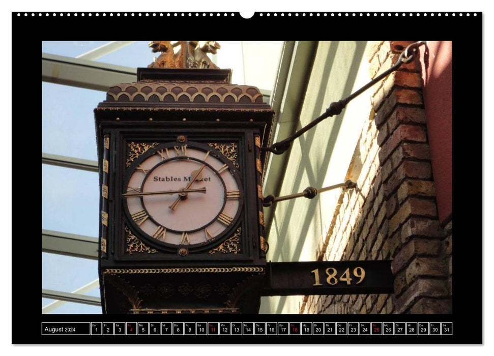 Time display (CALVENDO Premium wall calendar 2024) 