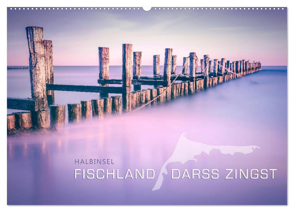 Halbinsel Fischland Darß Zingst (CALVENDO Wandkalender 2024)