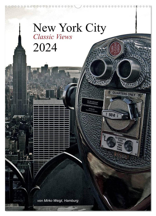 New York City 2024 • Vues classiques (calendrier mural CALVENDO 2024) 