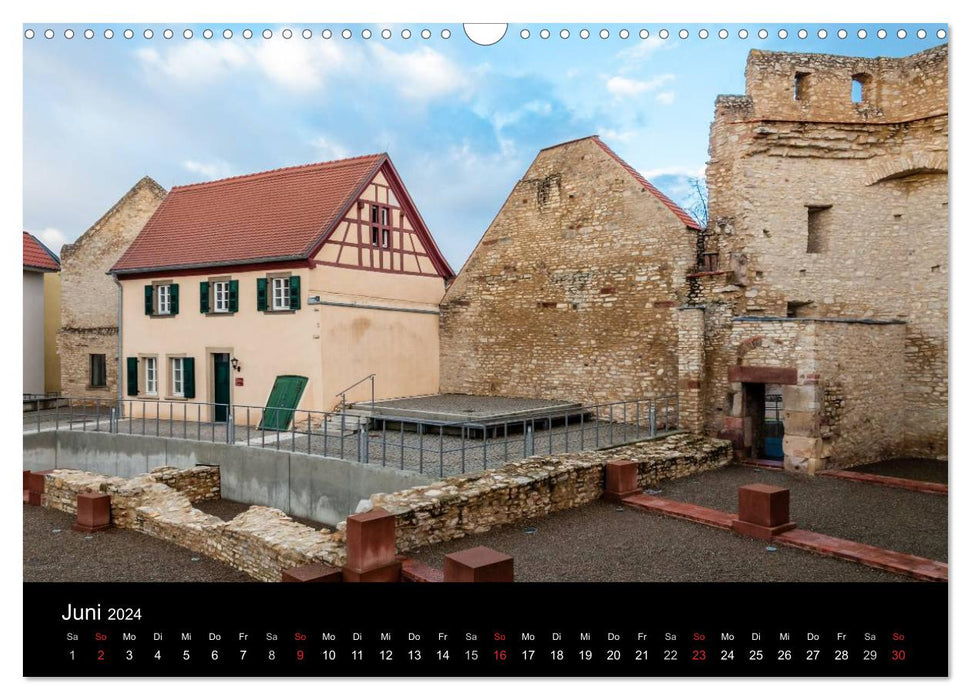 Ingelheim - Stadt des Rotweins und der Kaiserpfalz - Teil I (CALVENDO Wandkalender 2024)