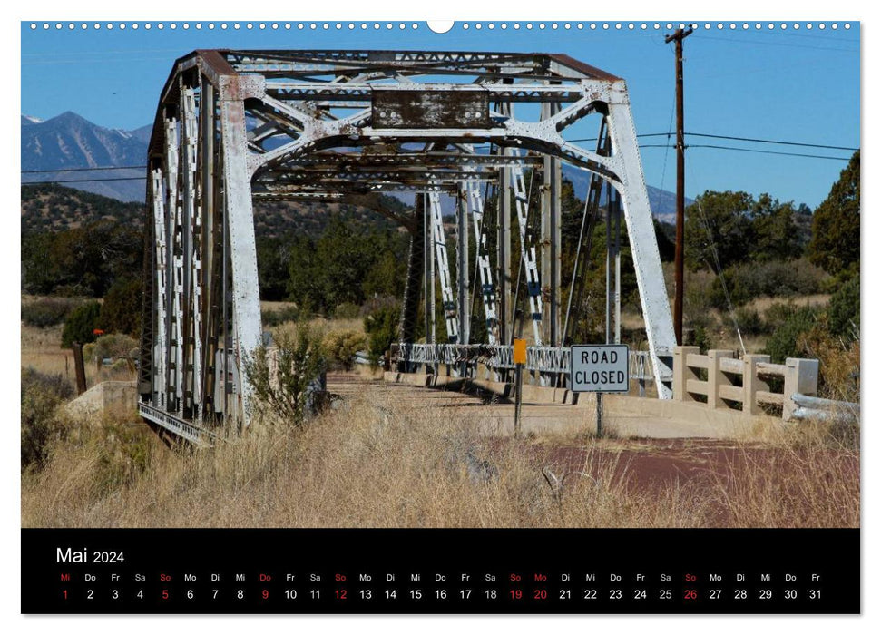 À l'ouest du point médian (Calvendo Premium Calendrier mural 2024) 