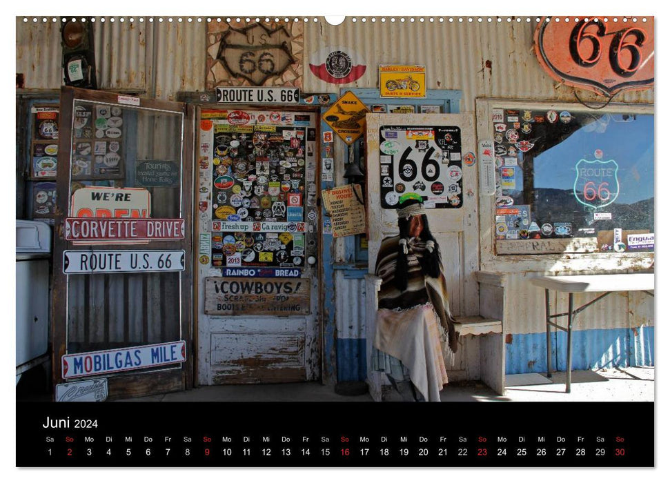 À l'ouest du point médian (Calvendo Premium Calendrier mural 2024) 