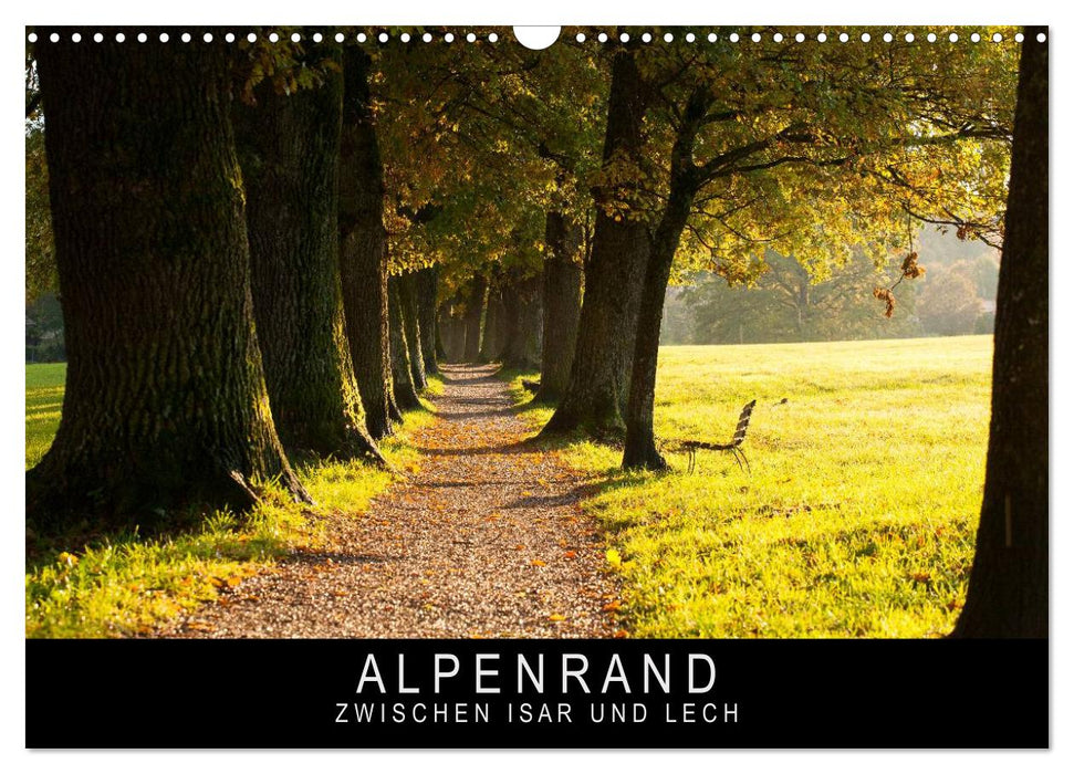 Alpenrand zwischen Isar und Lech (CALVENDO Wandkalender 2024)