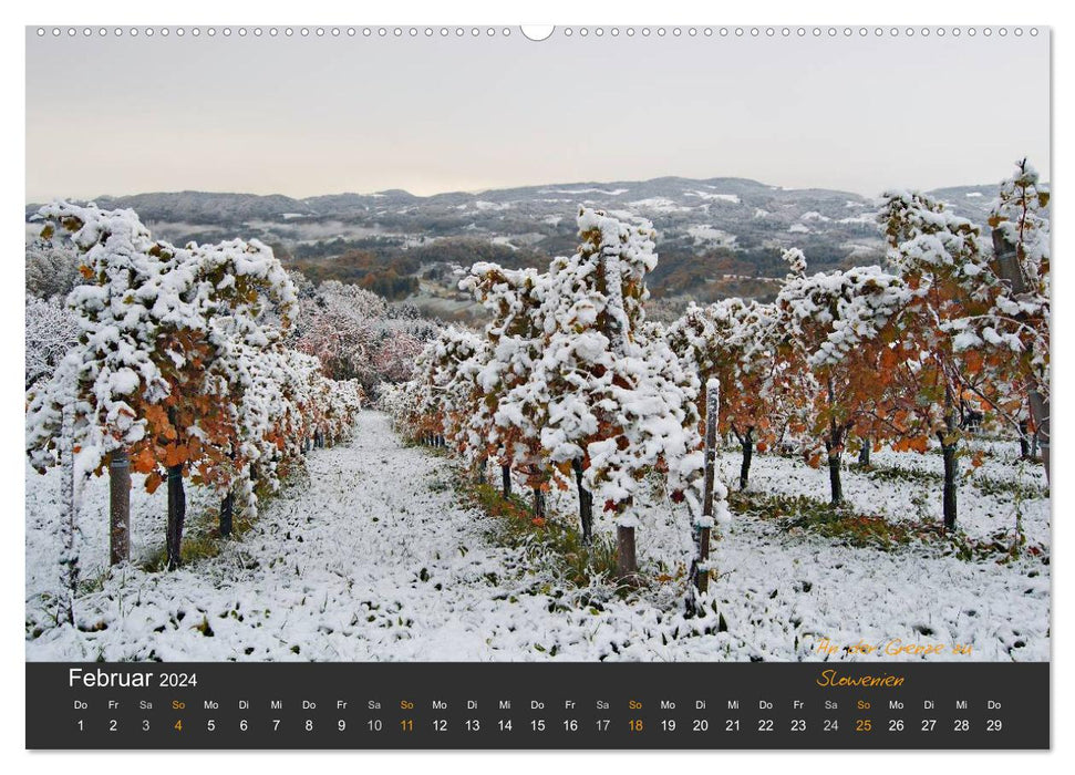 La route des vins du sud de la Styrie (Calvendo Premium Wall Calendar 2024) 