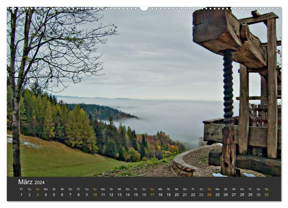 The South Styrian Wine Route (CALVENDO Premium Wall Calendar 2024) 