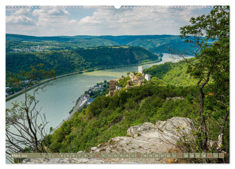 Upper Middle Rhine Valley Cultural Landscape I (CALVENDO Premium Wall Calendar 2024) 