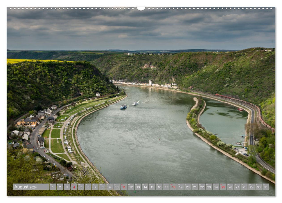 Upper Middle Rhine Valley Cultural Landscape I (CALVENDO Premium Wall Calendar 2024) 