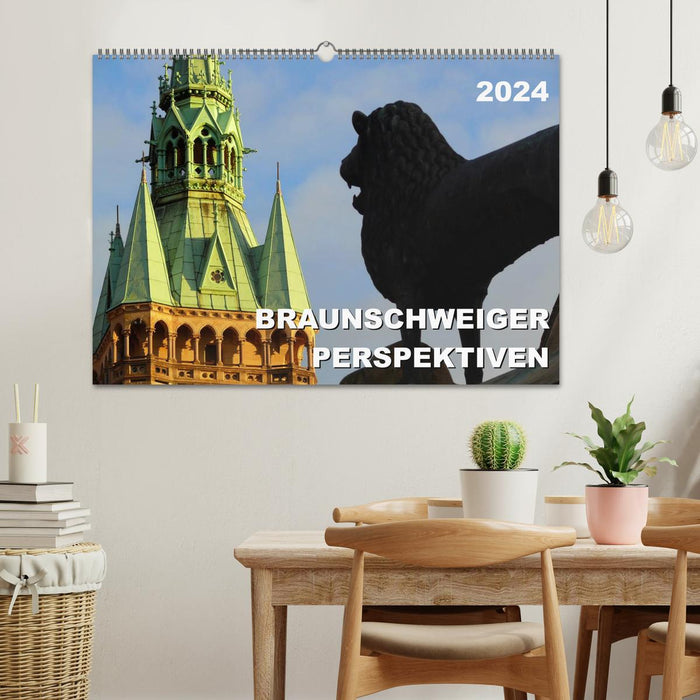 Perspectives de Braunschweig 2024 (Calendrier mural CALVENDO 2024) 