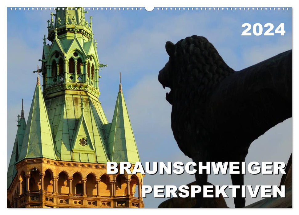 Perspectives de Braunschweig 2024 (Calendrier mural CALVENDO 2024) 