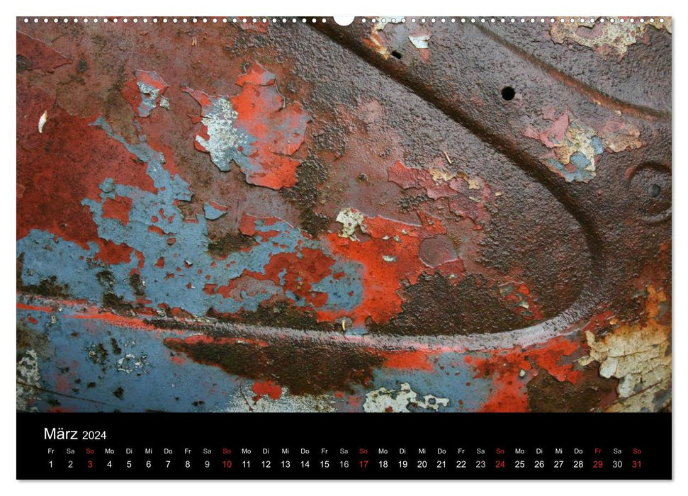 Schrottautos im Kyrkö Mosse (CALVENDO Wandkalender 2024)