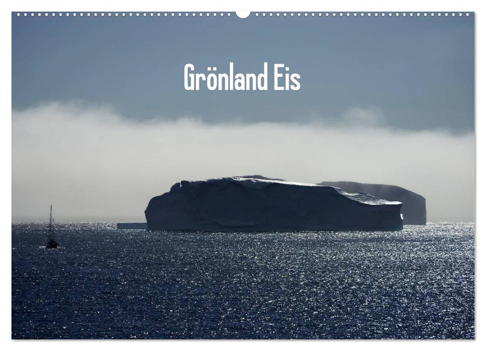 Glace du Groenland (Calendrier mural CALVENDO 2024) 