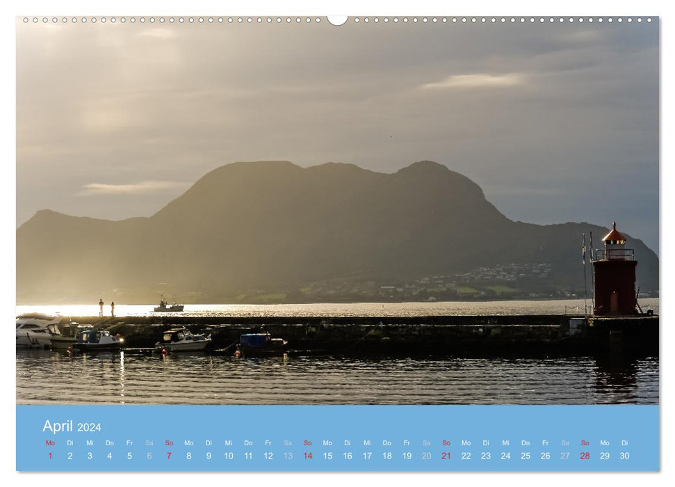 Leuchtfeuer der norwegischen Küste (CALVENDO Wandkalender 2024)