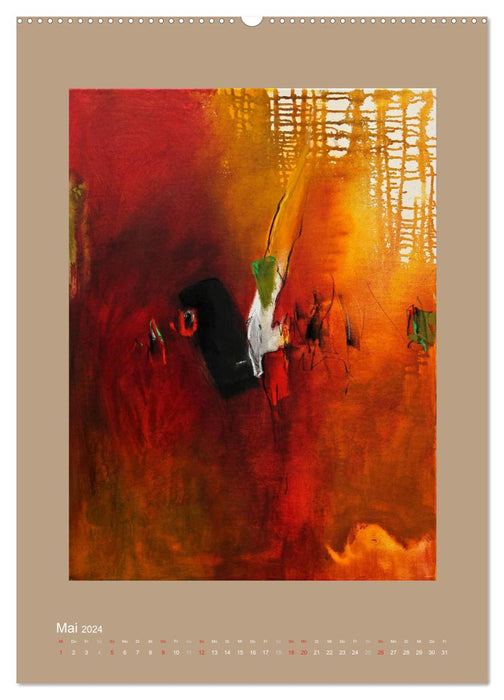 Farbenspiele in Acryl - Gerd Kriso (CALVENDO Wandkalender 2024)