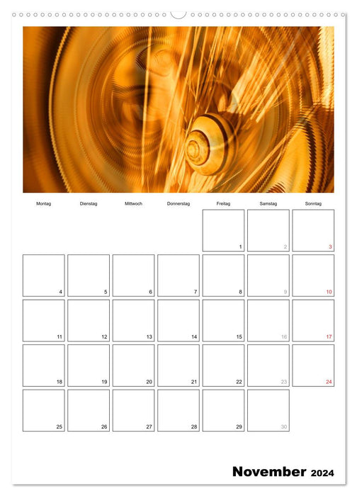 Illusions de couleurs - votre agenda (calendrier mural CALVENDO 2024) 