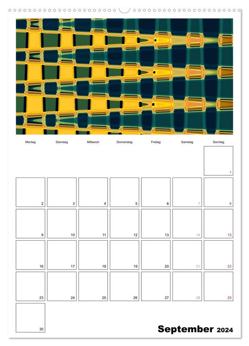 Illusions of colors - Dein Terminplaner (CALVENDO Wandkalender 2024)