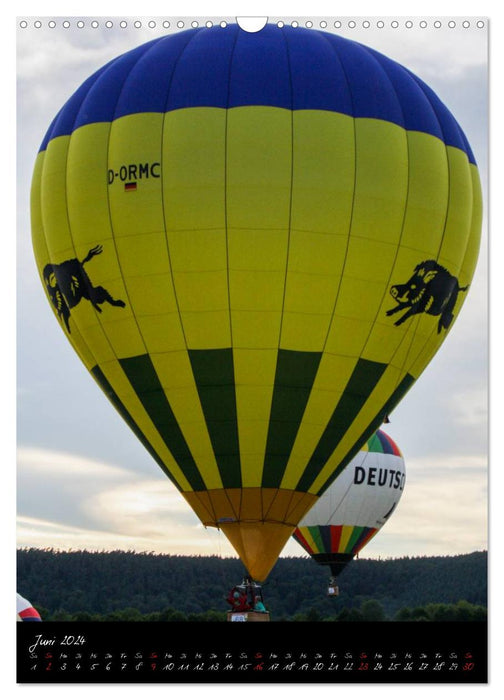 Zuschauer am Himmel - Ballone (CALVENDO Wandkalender 2024)