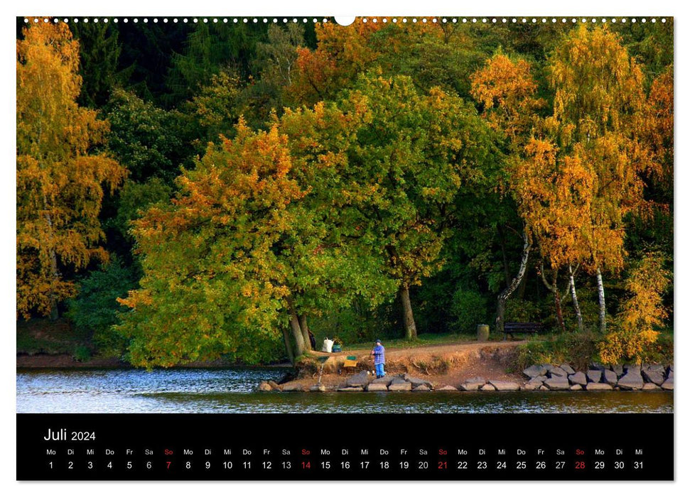 Indian Summer - The colors of autumn (CALVENDO Premium Wall Calendar 2024) 