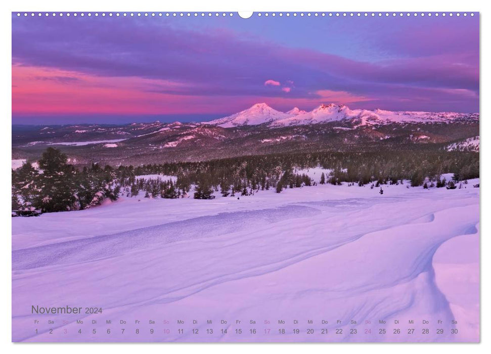 Land in Light – Montagnes et côtes de l'Oregon et de Washington – par Jeremy Cram (Calendrier mural CALVENDO 2024) 