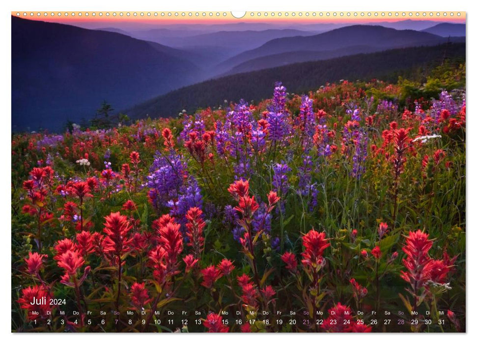 Land im Licht - Berge und Küsten in Oregon und Washington - von Jeremy Cram (CALVENDO Wandkalender 2024)