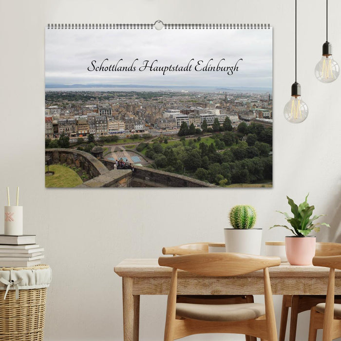 Édimbourg, capitale de l'Écosse (calendrier mural CALVENDO 2024) 