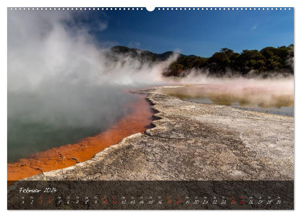 Nouvelle-Zélande - Terre des Maoris (Calendrier mural CALVENDO 2024) 