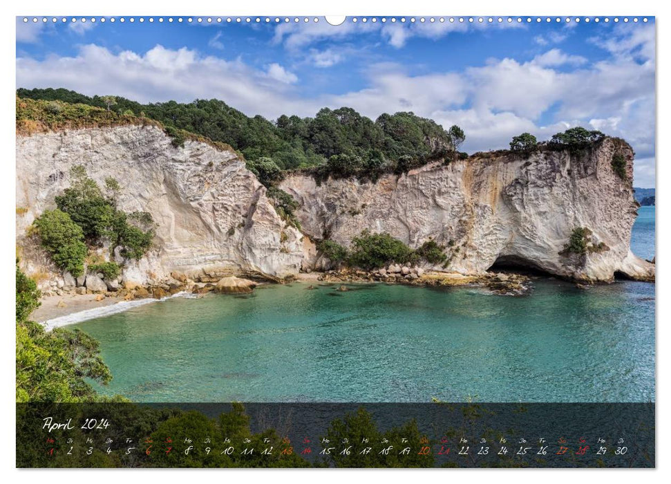 Nouvelle-Zélande - Terre des Maoris (Calendrier mural CALVENDO 2024) 