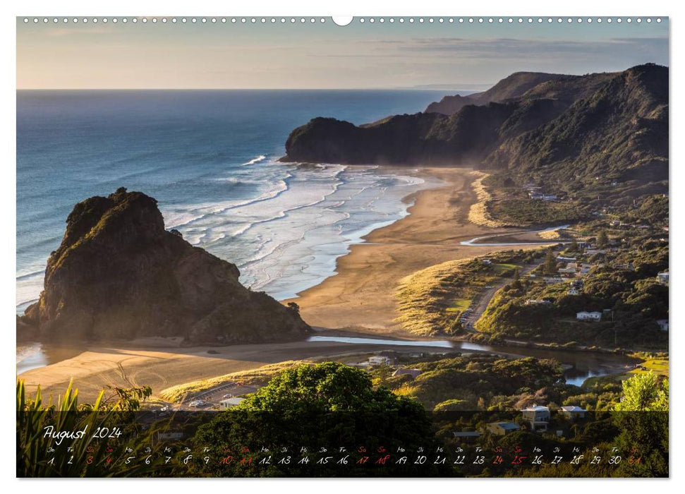 Neuseeland - Land der Maori (CALVENDO Wandkalender 2024)