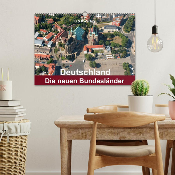 Allemagne - Les nouveaux Länder (Calendrier mural CALVENDO 2024) 