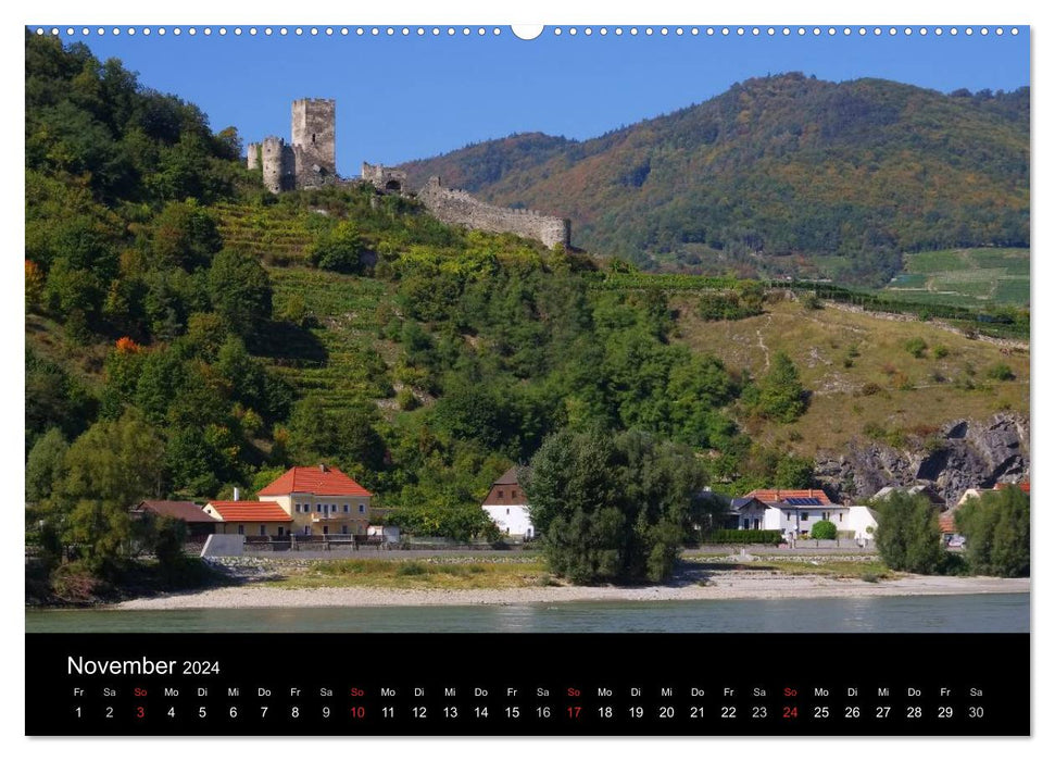 Die Wachau - Bezaubernde Orte an der Donau (CALVENDO Premium Wandkalender 2024)