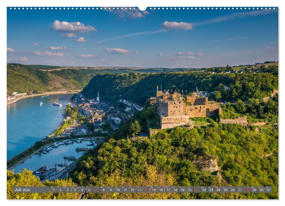 Burgen am Mittelrhein II (CALVENDO Premium Wandkalender 2024)